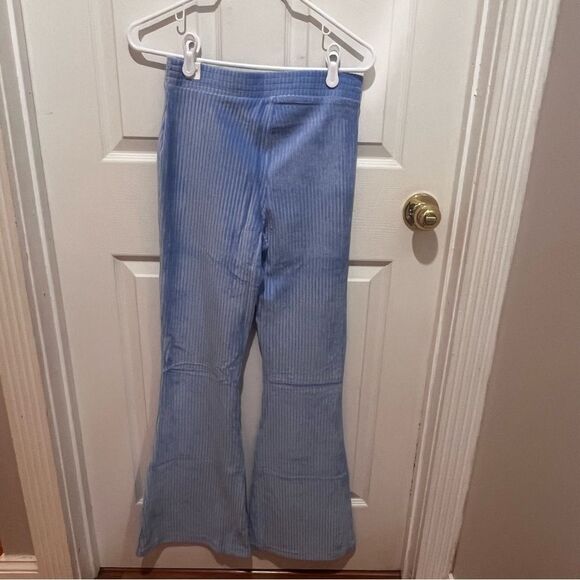 NWT Aerie Groove-On Velour High Waisted Flare ribbed Pant size small - Picture 9 of 13